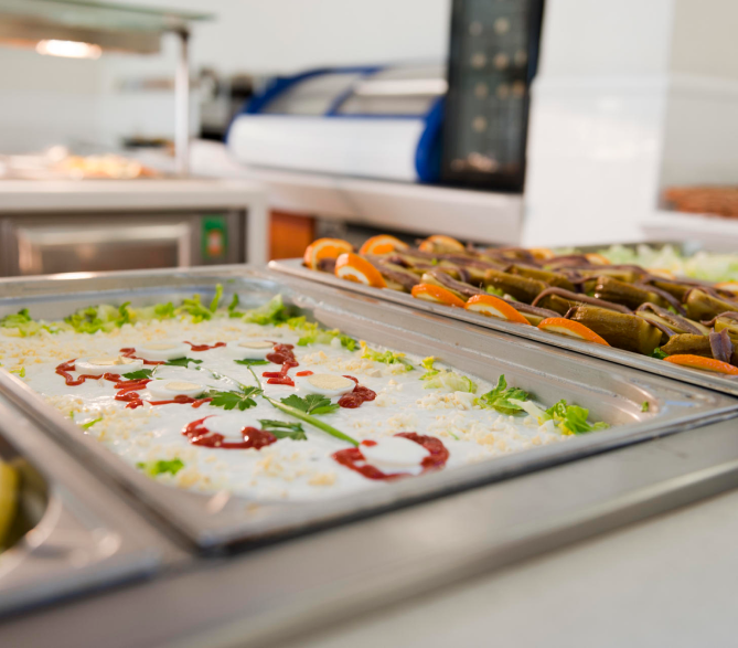 Foto de comida en el Comedor de El Palmeral