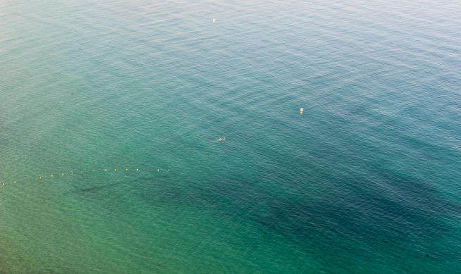 Foto de una playa en Benidorm