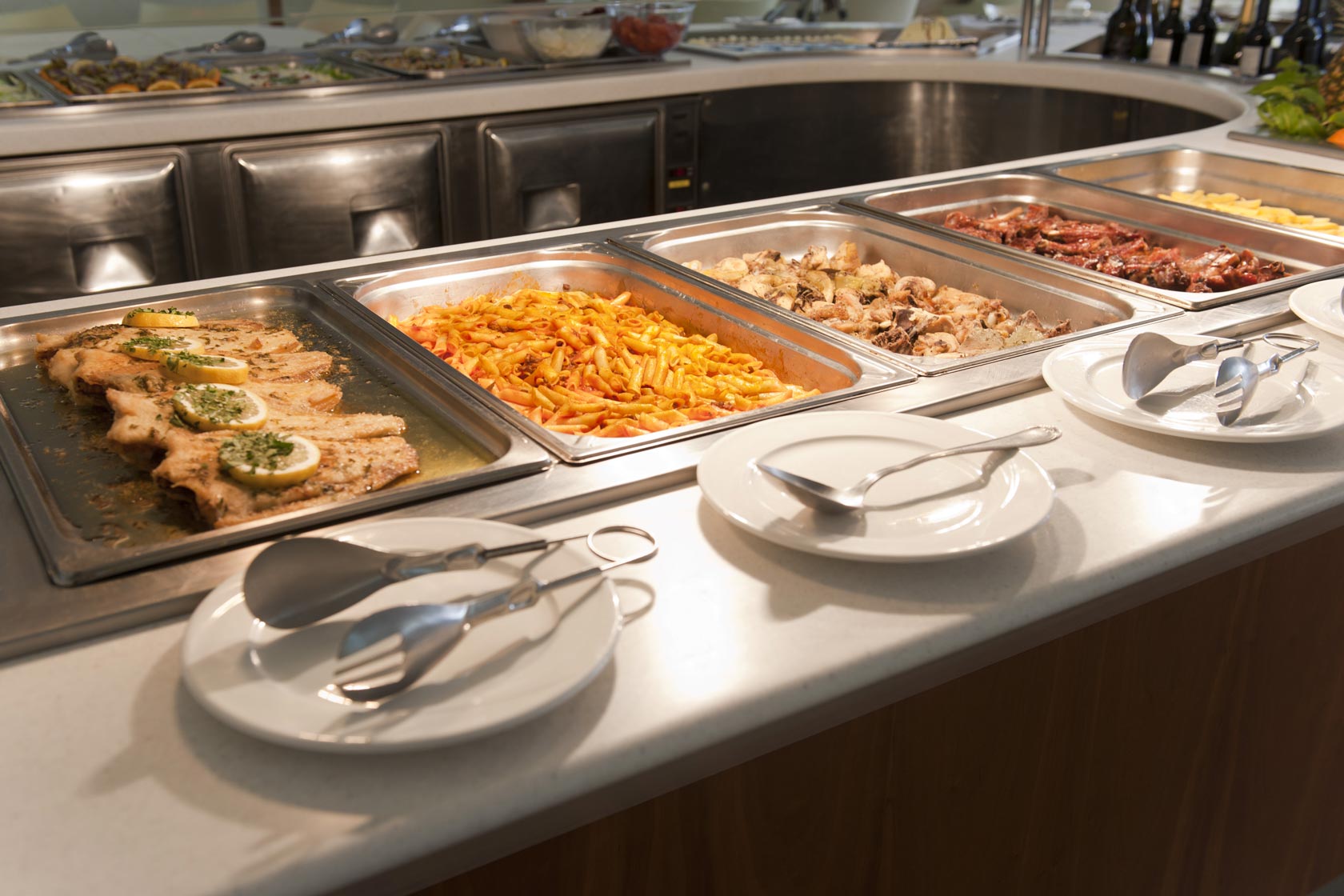 Foto del buffet de El Palmeral Foto del buffet de El Palmeral