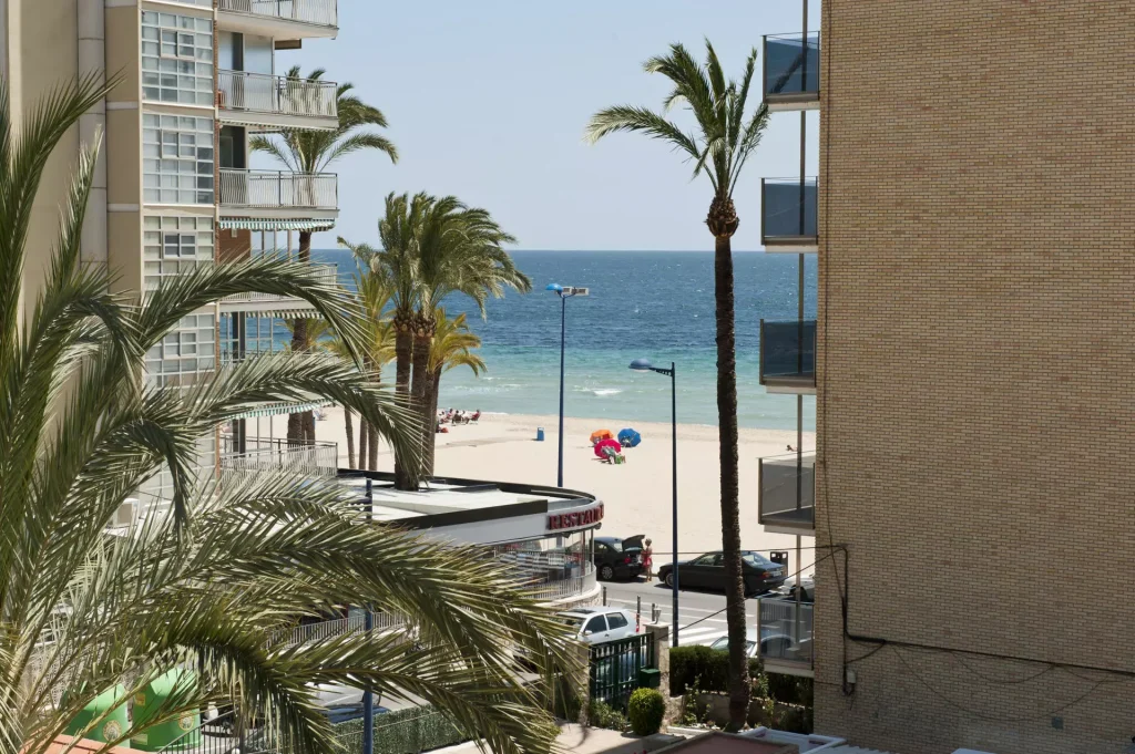 Foto desde una habitación doble con vistas en el Hotel Palmeral
